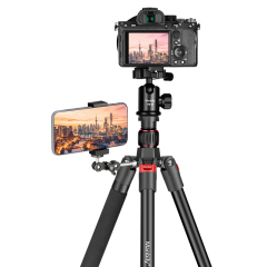 Manbily EP-254 Aluminium tripod Camera Tripod with tripod ball head for DSLR