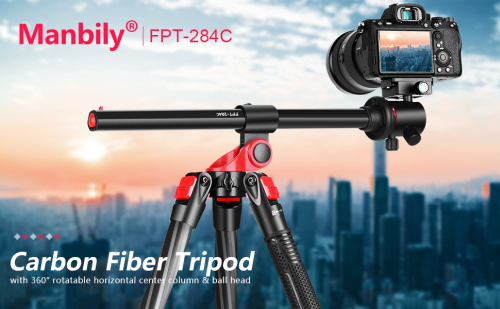 New Arrival FPT-284/FPT-284C Tripod,Aluminum/Carbon fiber Tripod stand,360 degree rotation Ball head,for camera DSLR