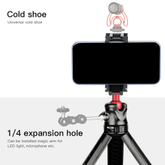 Manbily MT-07 Portable Lightweight Phone Holder Tripod Foldable Mini Table Desktop Camera Tripod for Digital Camera phone