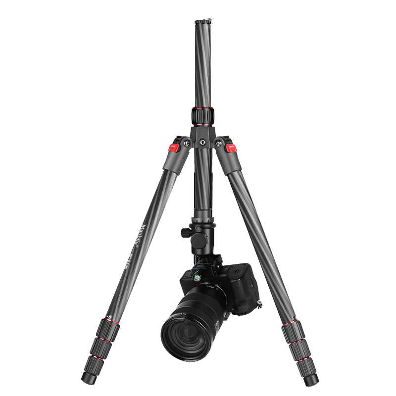 Manbily Carbon Fiber Travel Tripod Lightweight Portable Camera Tripod with Ball Head and Arca Swiss Plate Load Capacity Up to 4kg