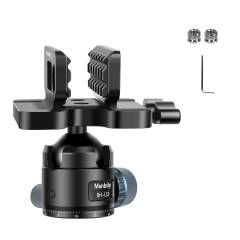 BH- U3 Aluminum Shooting Saddle with 360 Large Ball Ball Head Universal Rest Clamp for Hunting Shooting Stick Tripod