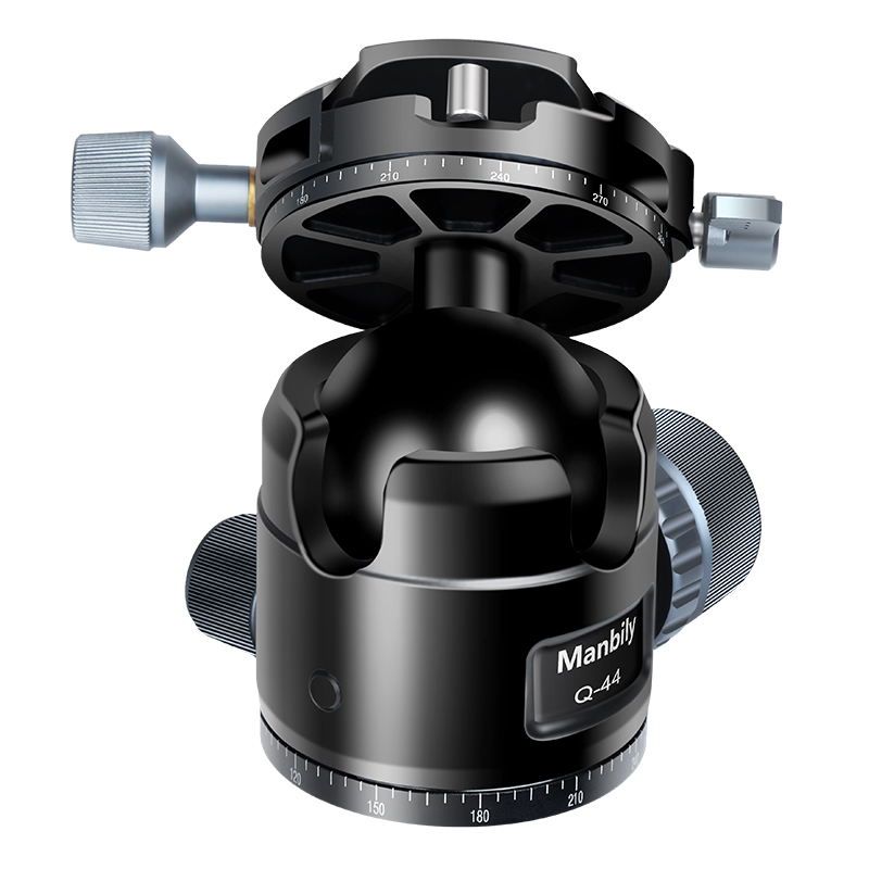Manbily Q-44 Tripod Ball Head Mount 720 Degree Swivel Camera Ball Head