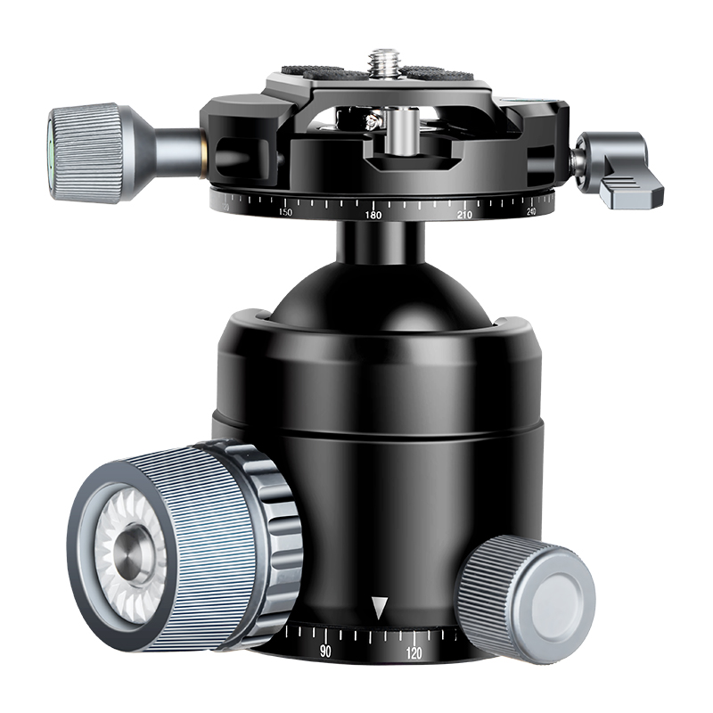 Manbily Q-44 Tripod Ball Head Mount 720 Degree Swivel Camera Ball Head