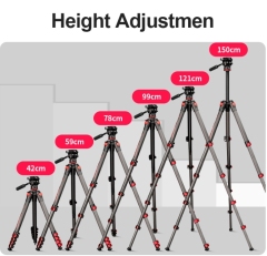 Manbily Camera Carbon Fiber Tripod P-10