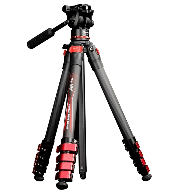 Manbily Camera Carbon Fiber Tripod P-10