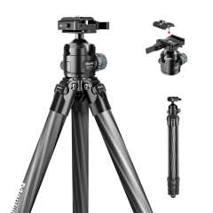 Manbily Hunt Shooting Tripod Outdoor & Camera Arca Swiss Adapter 360° Ball Head Holder WZ-324+PA03