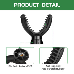 Manbily U-1 Hunt Accessory V-Yoke Bracket with 3/8'' Screw Light Weight Top Mount Monopod Tripod