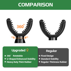 Manbily U-1 Hunt Accessory V-Yoke Bracket with 3/8'' Screw Light Weight Top Mount Monopod Tripod