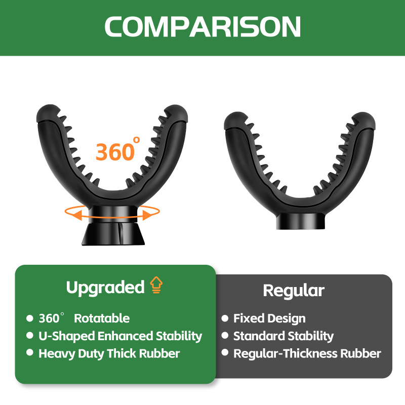 Manbily U-1 Hunt Accessory V-Yoke Bracket with 3/8'' Screw Light Weight Top Mount Monopod Tripod