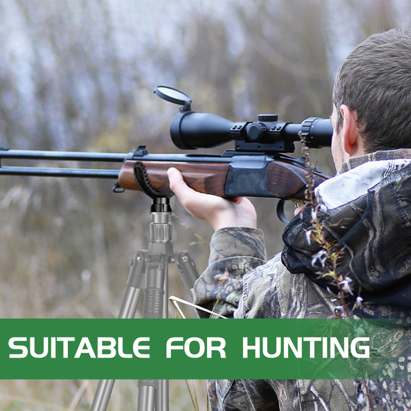 Manbily U-1 Hunt Accessory V-Yoke Bracket with 3/8'' Screw Light Weight Top Mount Monopod Tripod