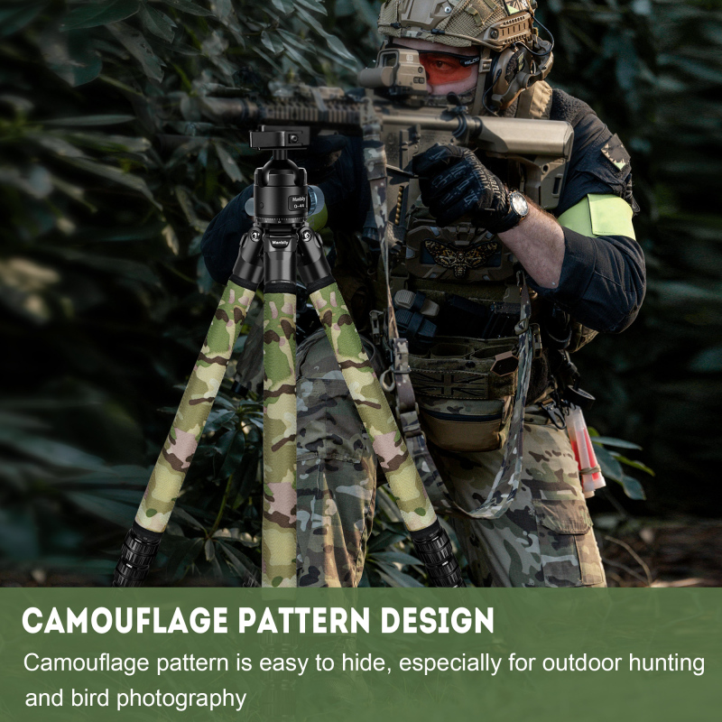 Manbily Waterproof Camouflage Shooting Tripod Legs Covers Heavy Duty Stone Bag Pouch for Hunting Tripod