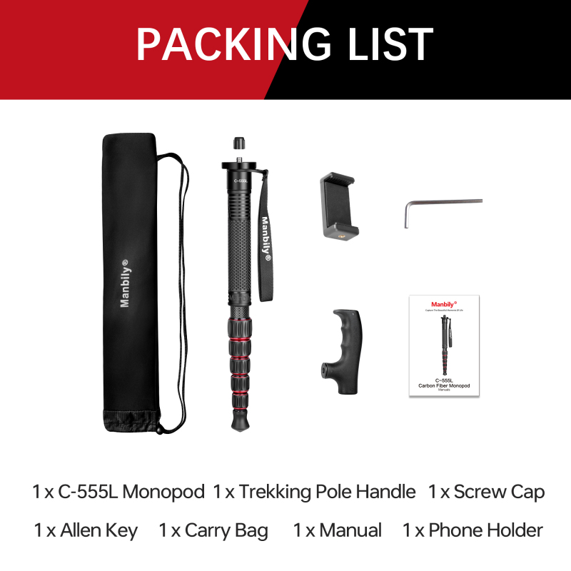 Manbily Monopod for Camera