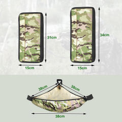 Manbily Waterproof Camouflage Shooting Tripod Legs Covers Heavy Duty Stone Bag Pouch for Hunting Tripod
