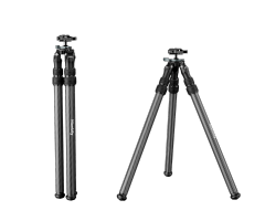 Manbily QM-2836 Shooting Tripod for Hunting Shooting Carbon Fiber High Tripod