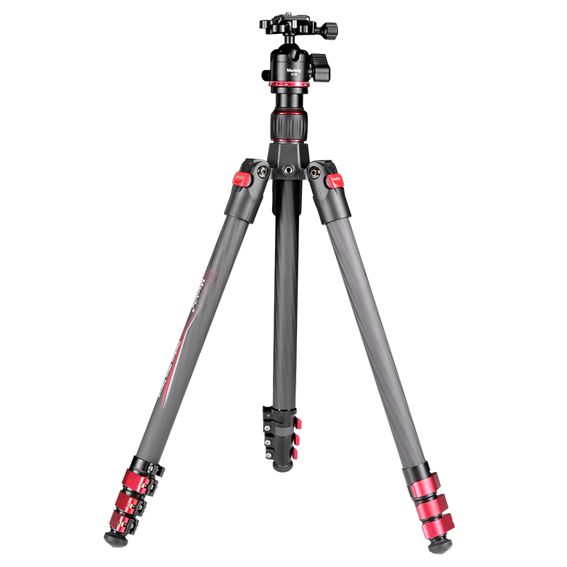 Manbily Camera Carbon fiber Travel Lightweight Tripod PH-20 with Ball Head, Quick Deploy Design with Metal Lever Locks