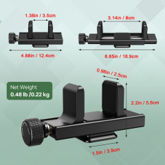 Manbily U-9 Tripod Clamp Adapter for Shooting Hunting Wild