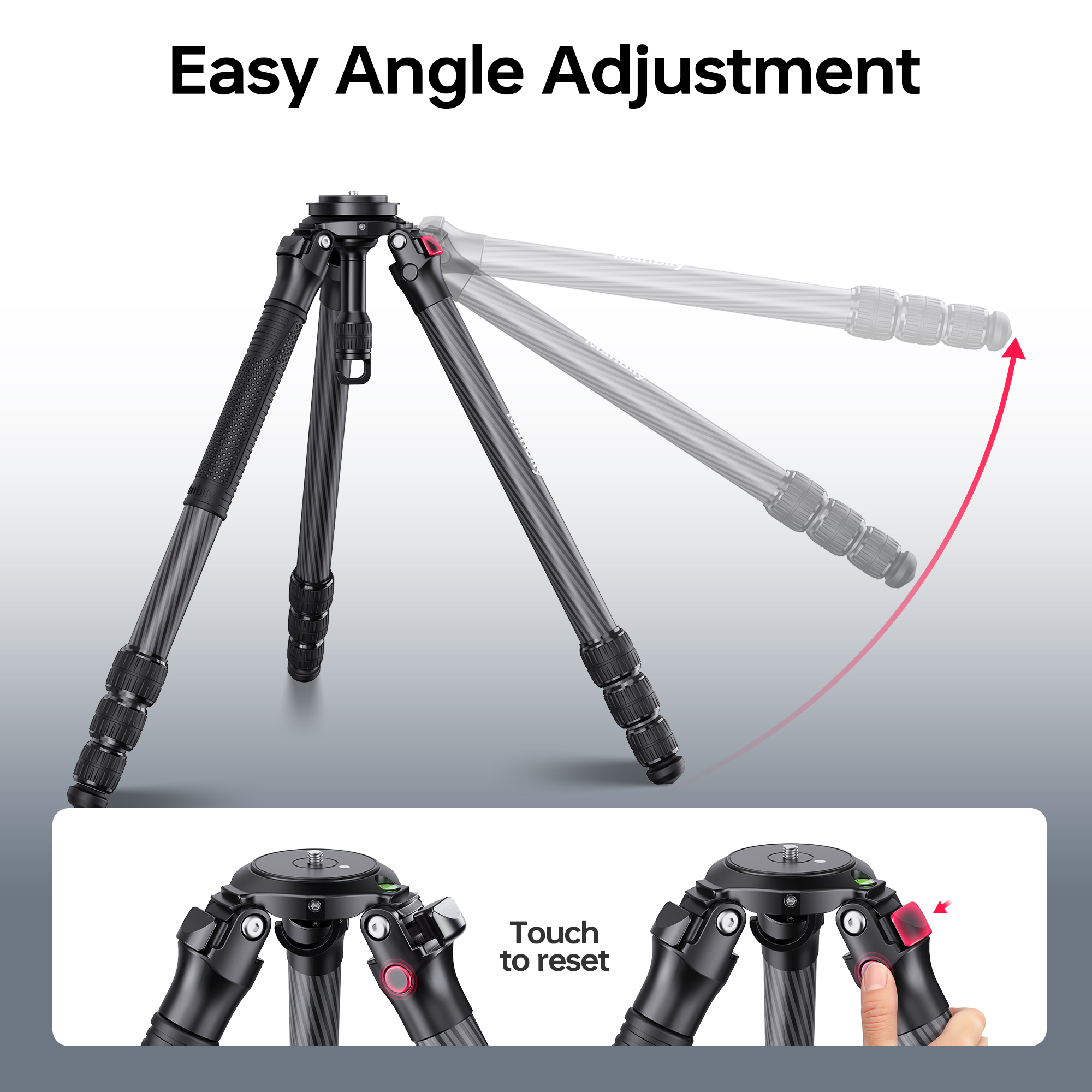Manbily MT-364 Carbon Fiber Hunting Tripod Heavy Duty hunting outdoor tripod