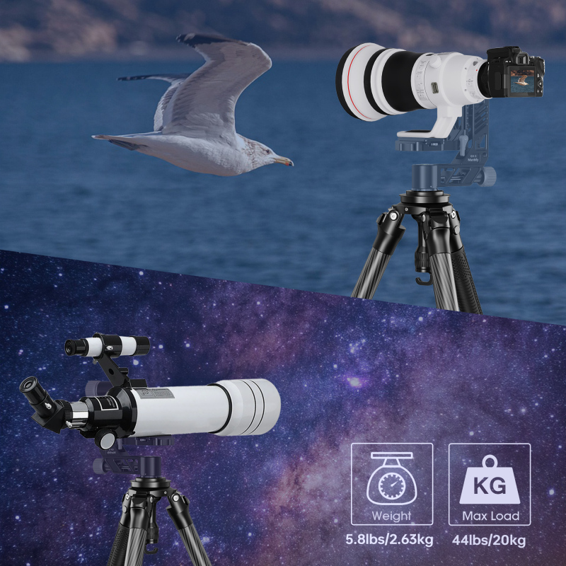 Manbily MT-364 Carbon Fiber Hunting Tripod Heavy Duty hunting outdoor tripod