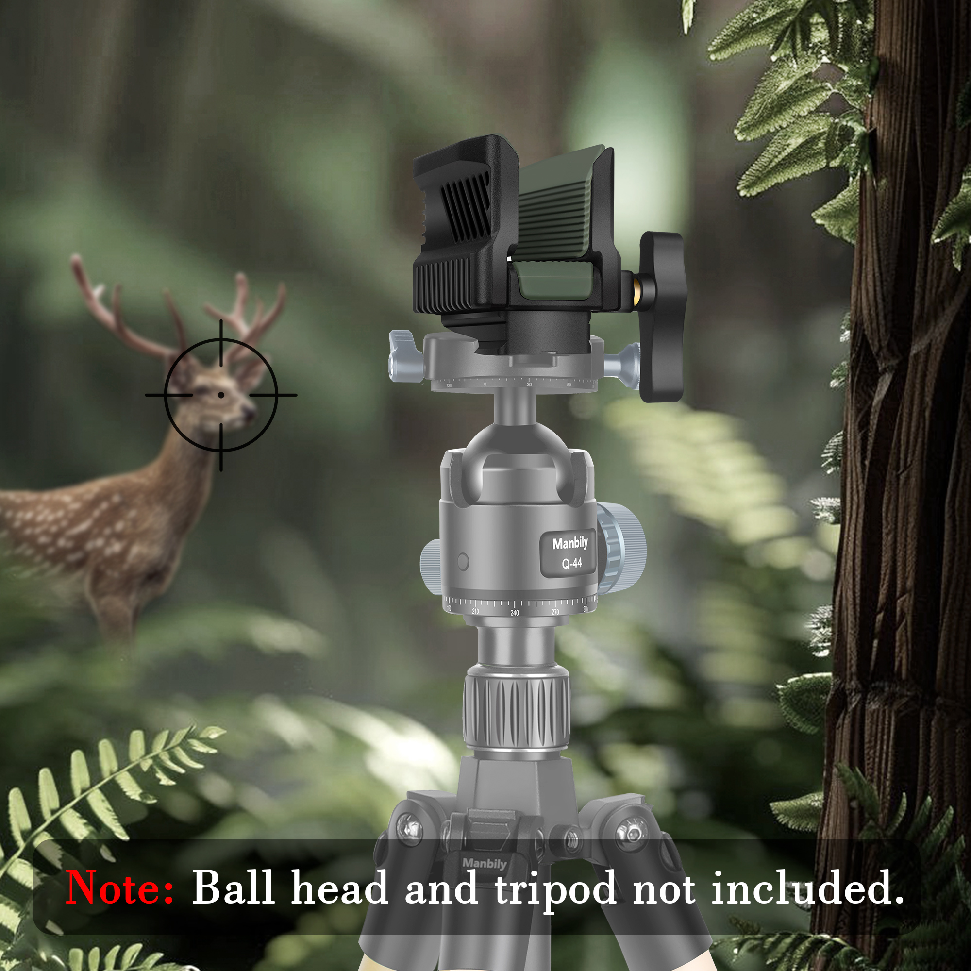 Manbily U-7 Hunt Accessory Shooting Clamp Aluminum Saddle