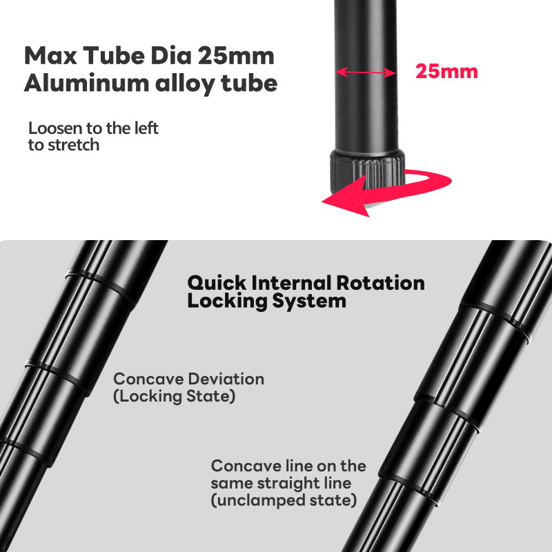 Manbily ET-830 Mini Portable tripod for photographic shooting