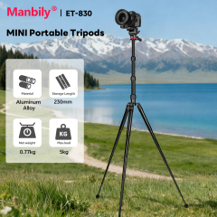 Manbily ET-830 Mini Portable tripod for photographic shooting