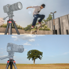 Manbily PH-10 Tripod for Hunting Wildlife Carbon Fiber High Tripod