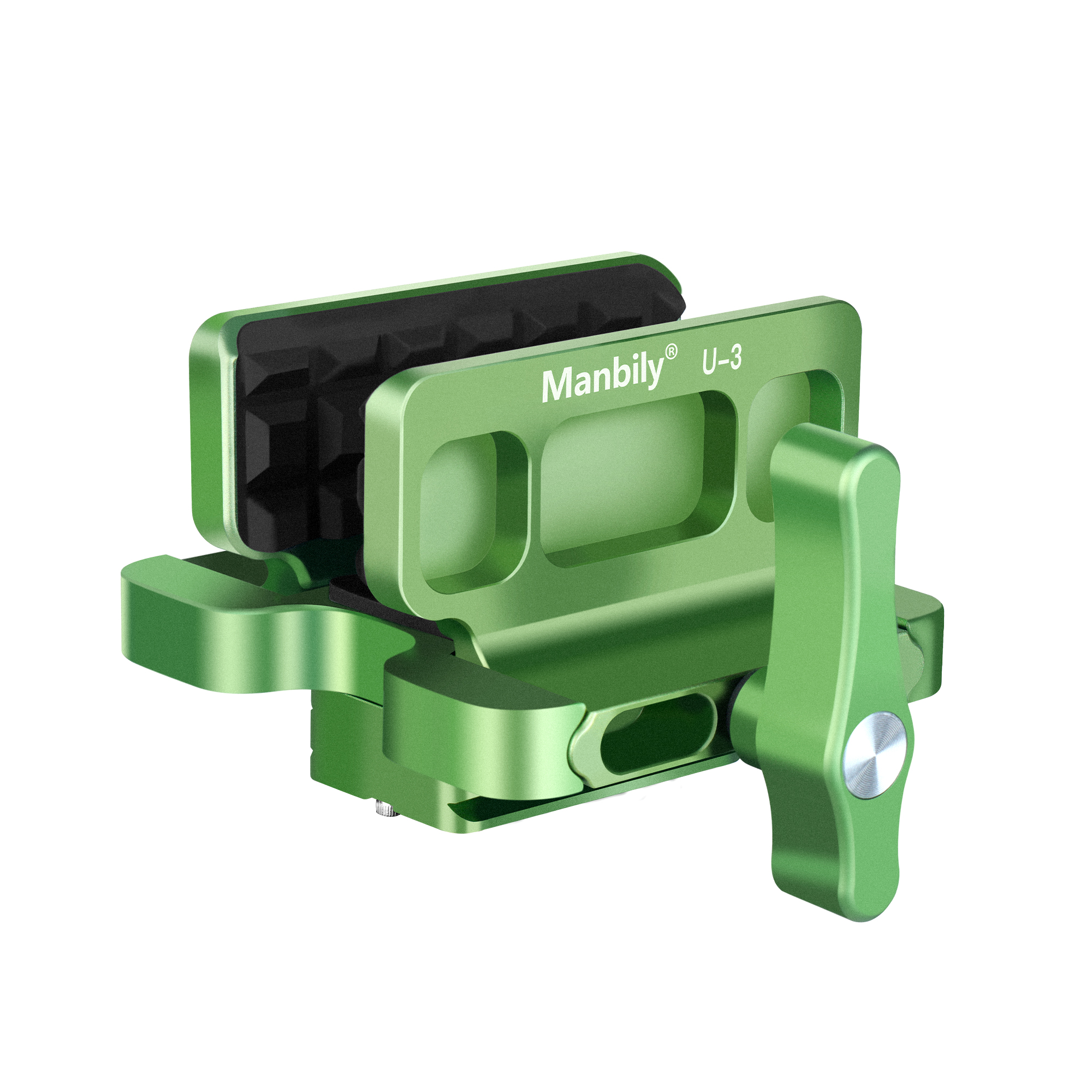 Manbily U-3 Aluminum Mount Head Clamp Saddle for Hunting Shooting Camping