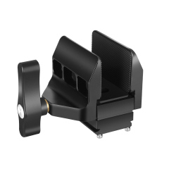 Manbily U-6 Aluminum Clamp Saddle Hunting Head for Shooting Stick Tripods Monopod