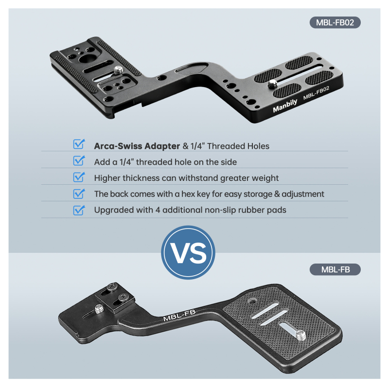 Manbily MBL-FB02 Mini Flash Bracket