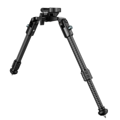 Manbily BP-105 Tactical Adjustable Carbon Fiber Rifle Bipod with Quick Release Seat for Picatinny Rail