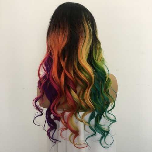 Seven Color Customzied Wig