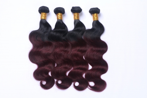 Virgin Hair 10A Grade T1B/99J Bundles