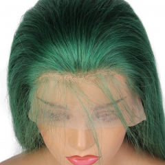 Dark Green Full Density Wig