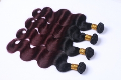 Virgin Hair 10A Grade T1B/99J Bundles