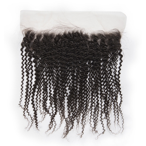 13*6 Transparent Lace Natural Kinky Curl