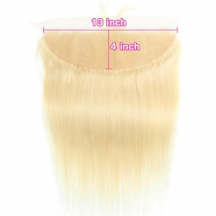 13*4 Blonde Straight Frontal