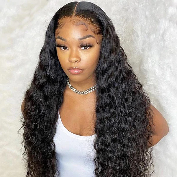 UNDETECTABLE LACE WATER WAVE 13X4 FRONTAL LACE WIG