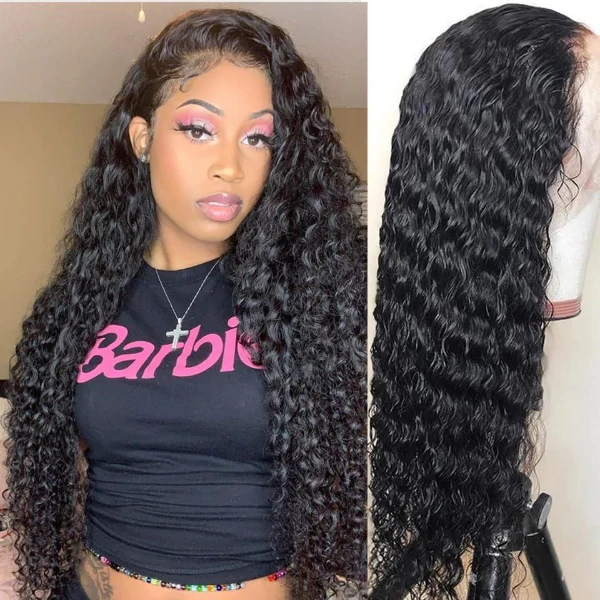 UNDETECTABLE LACE WATER WAVE 13X4 FRONTAL LACE WIG