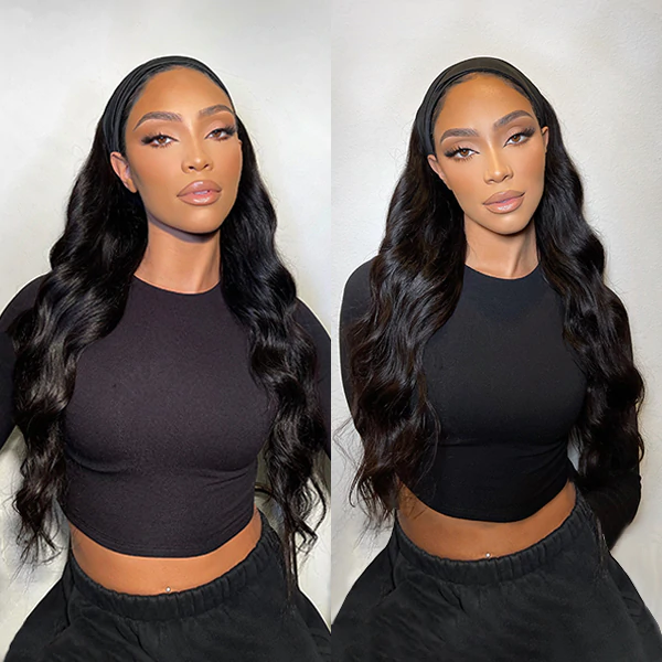 BODY WAVE HIGH DENSITY AFFORDABLE HEADBAND WIG