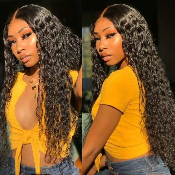 UNDETECTABLE LACE WATER WAVE 13X4 FRONTAL LACE WIG