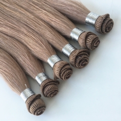 Hand Tied Weft Hair Extension Double Drawn