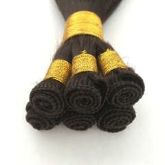 Hand Tied Weft Hair Extension Double Drawn