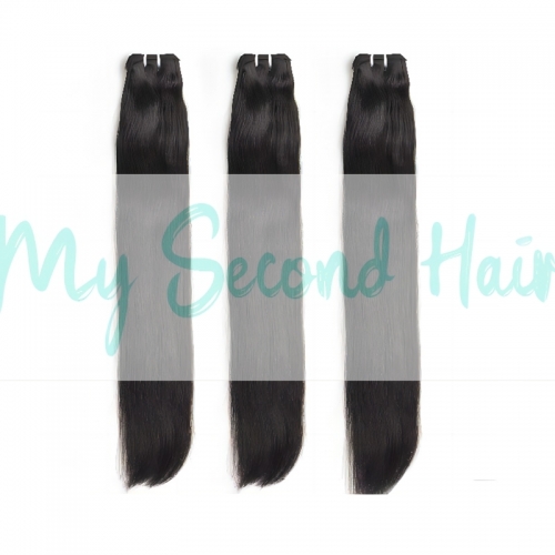 Super Double Drawn Virgin Human Hair Full End Soft Strong