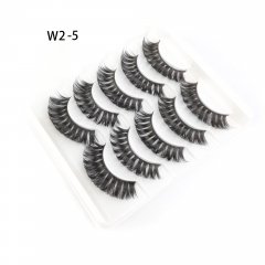 5 Pairs 3D Faux Mink Lashes Natural Fluffy Long False Eyelashes Eyelash Extension Eyelashes For Beauty