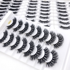 8 Pairs Mink Lashes Fluffy Soft Natural Thick Long Silk False Eyelashes Reusable Makeup Tools