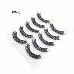 5 Pairs 3D Faux Mink Lashes Natural Fluffy Long False Eyelashes Eyelash Extension Eyelashes For Beauty