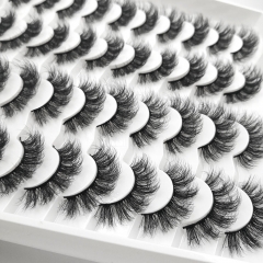 20 Pairs Fluffy Mink Lashes Collection For make up wispy lashes
