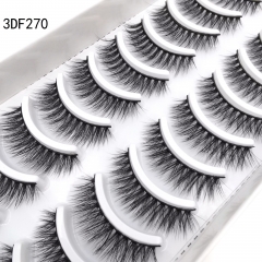 Perfect For Parties, Weddinng, 10 Pairs 3D Faux Mink Lashes Fluffy Soft Natural Thick Long Silk False Eyelashes Reusable Makeup Tools