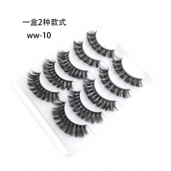 5 Pairs 3D Faux Mink Lashes Natural Fluffy Long False Eyelashes Eyelash Extension Eyelashes For Beauty