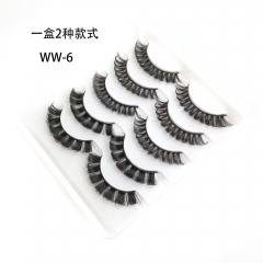 5 Pairs 3D Faux Mink Lashes Natural Fluffy Long False Eyelashes Eyelash Extension Eyelashes For Beauty